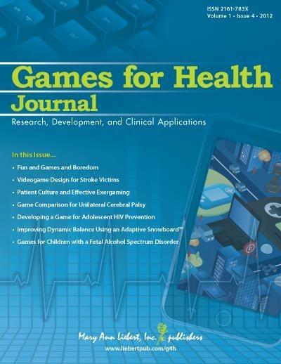 Games for Health Journal: Research, Development, and Clinical Applications