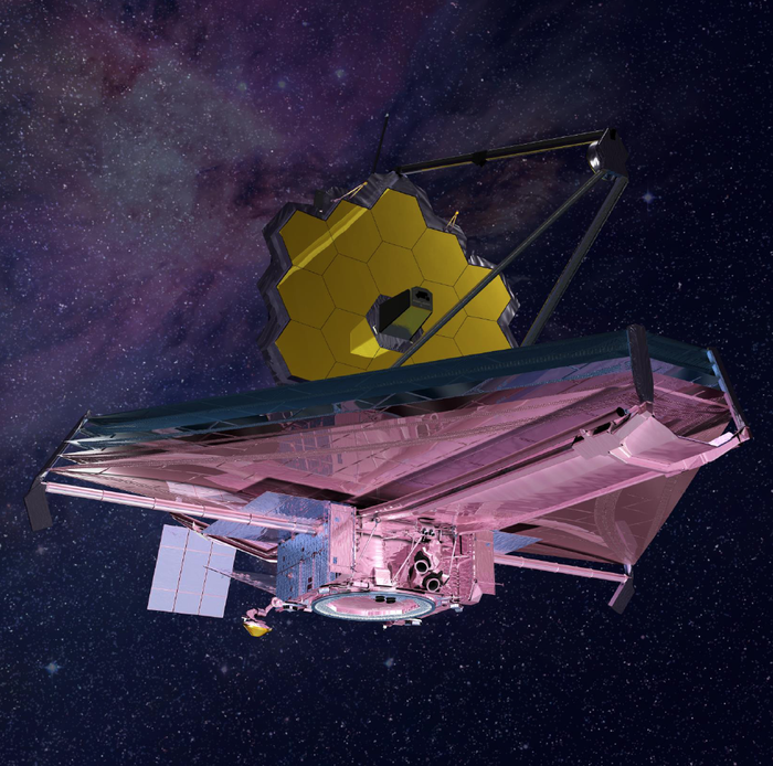 Artist concept of NASA's James Webb Space Telescope