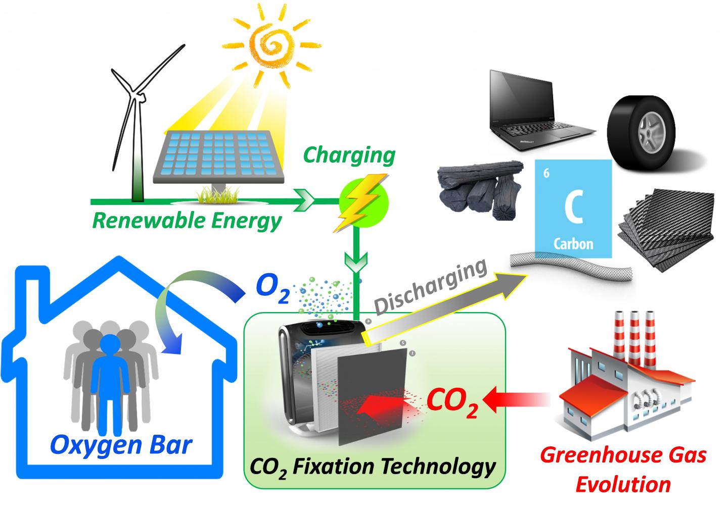 Li-CO2 Technology Carbon Fixation