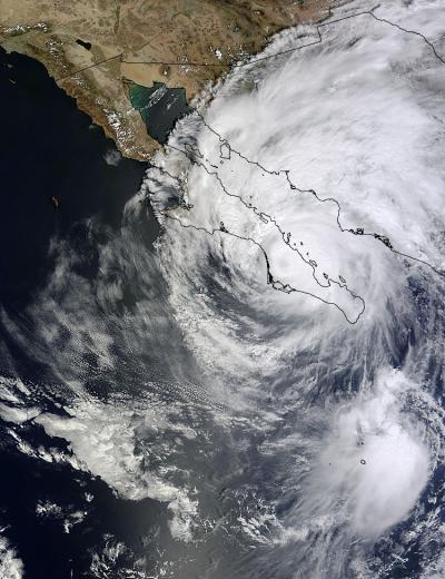 MODIS Image of Odile
