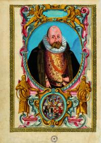 Watercolour of Tycho Brahe