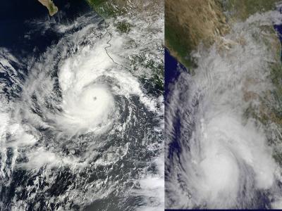 Hurricane Jova Winks at Satellites