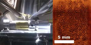 Bullet and Fingerprint image