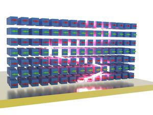 Light trapped inside a magnetic crystal