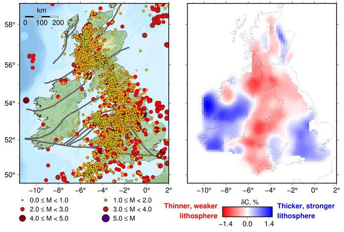 Why earthquakes happen more frequently in Britain than Ireland