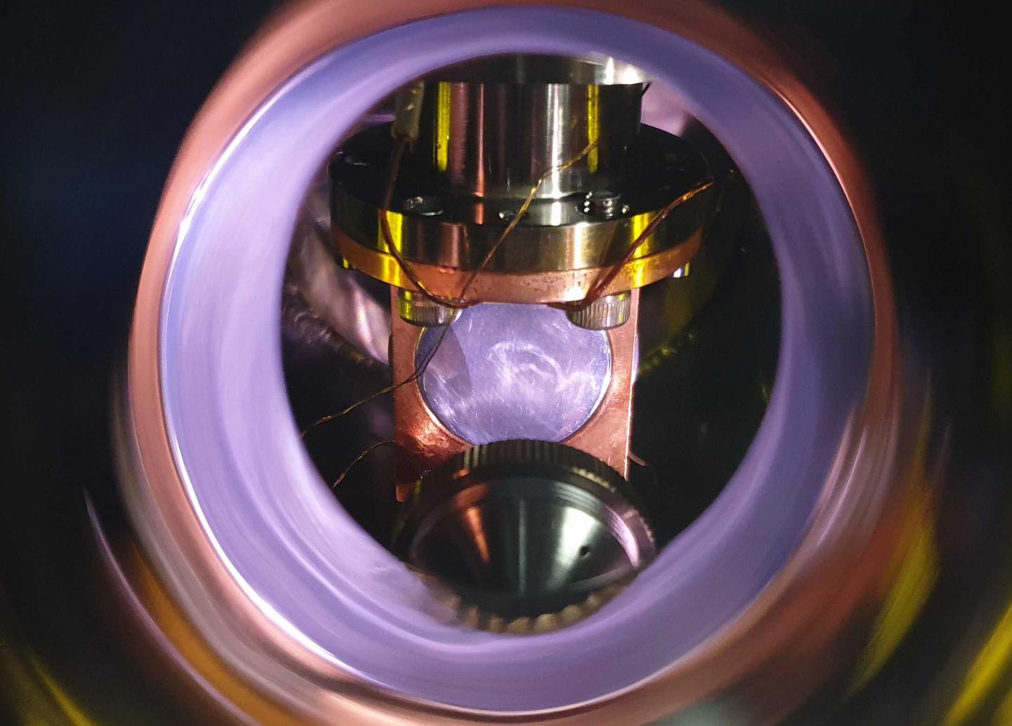 An inside Look of An Ultra-High Vacuum Reaction Chamber