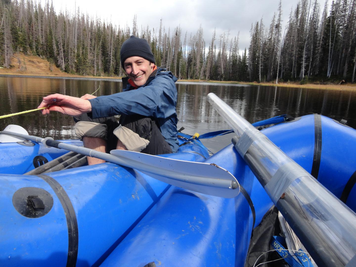 Lake Sediment Shows Fire History, John Calder