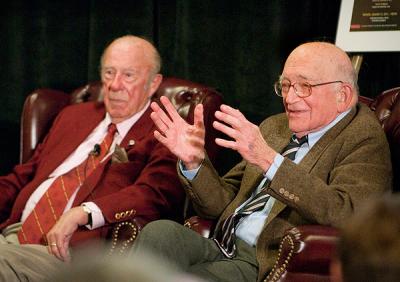 George Shultz and Sidney Drell, Stanford University
