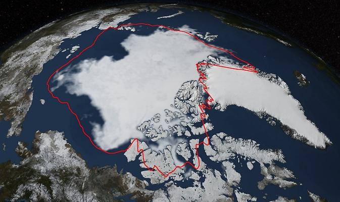 Arctic Sea Ice Hit Its Annual Minimum on Sept. 17, 2014