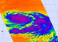 NASA Infrared Image of Typhoon Ma-on