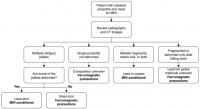 Proposed algorithm for triage of patients with embedded ballistic projectiles who need to undergo MRI examination