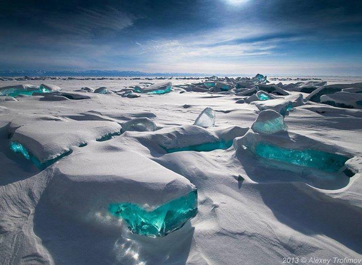 Lake Baikal ice