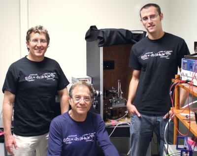 Professors Bradley Chmelka and Jacob Israelachvili, and Stephen Donaldson, UCSB