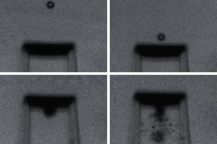 By firing microparticles at supersonic speeds, MIT engineers can test the resilience of various metamaterials made from structures as small as a red blood cell.