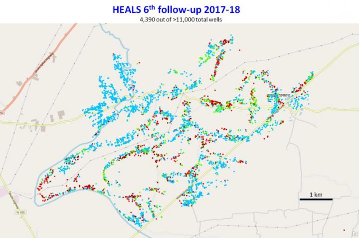 Figure 1B Changes in Wells Over Time