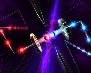 Long-distance quantum repeater node for telecommunication networks