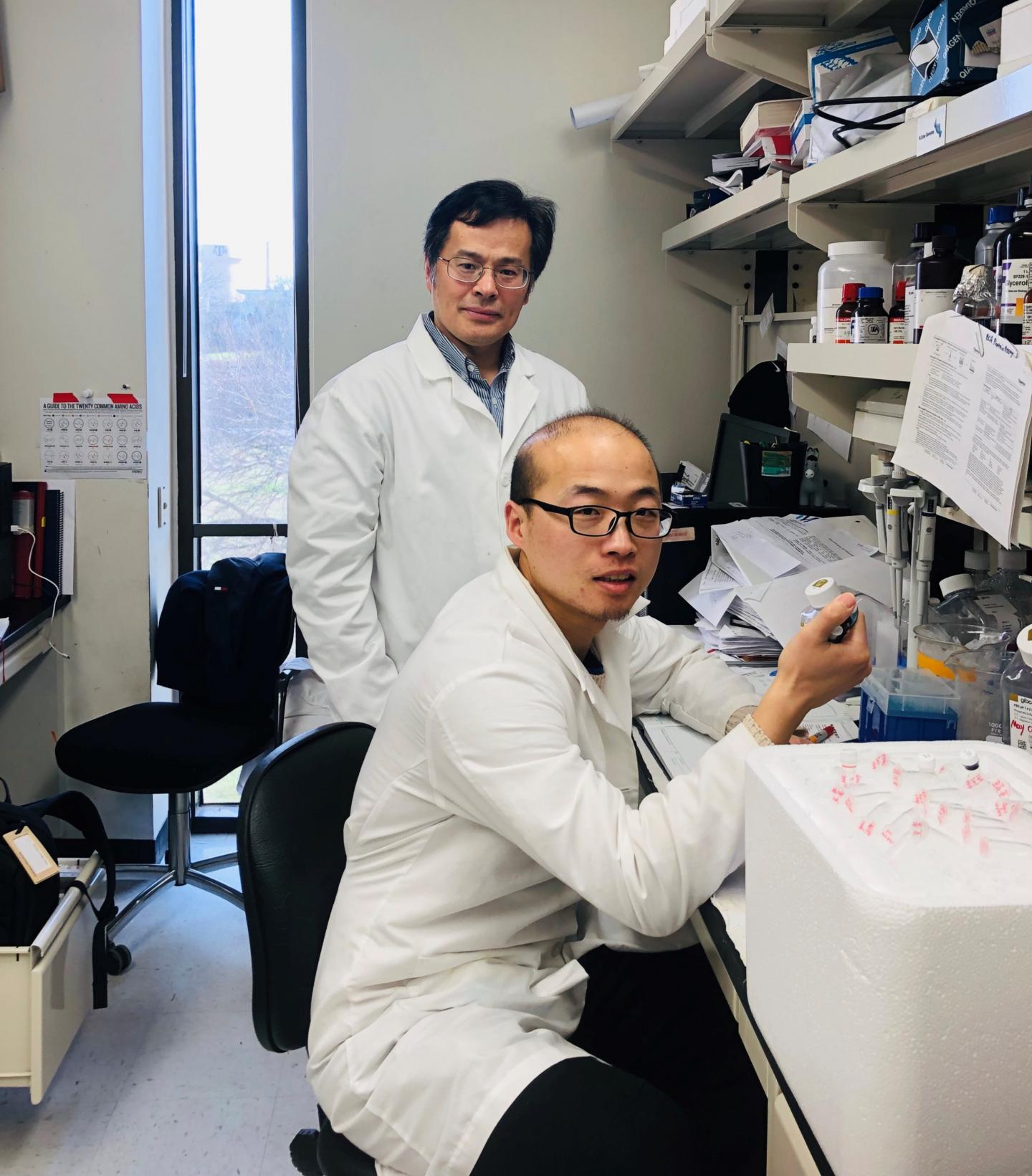 Guo and Yang in Lab
