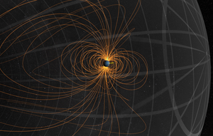 The magnetic field of Neptune.