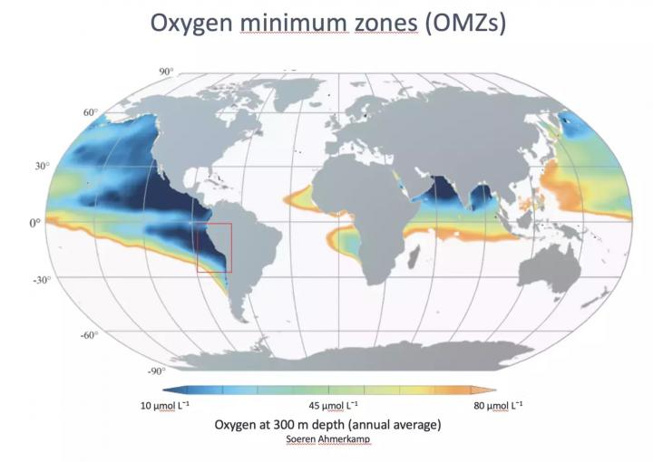 Oxygen minimum zones IMAGE EurekAlert Science News Releases