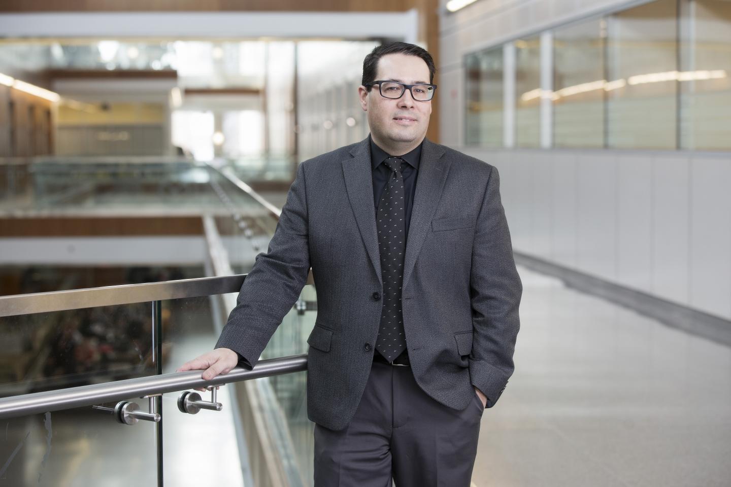 Saliva expert Dr. Walter Siqueira at the University of Saskatchewan