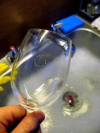 Bubble Pop on a Wine Glass