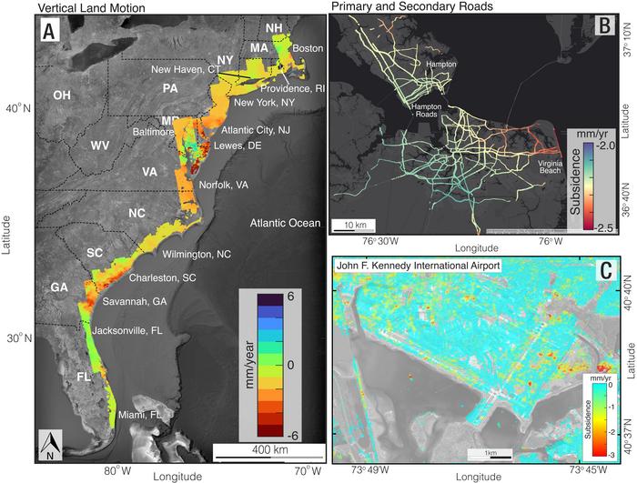 Subsidence Risk on the U.S. East Coast