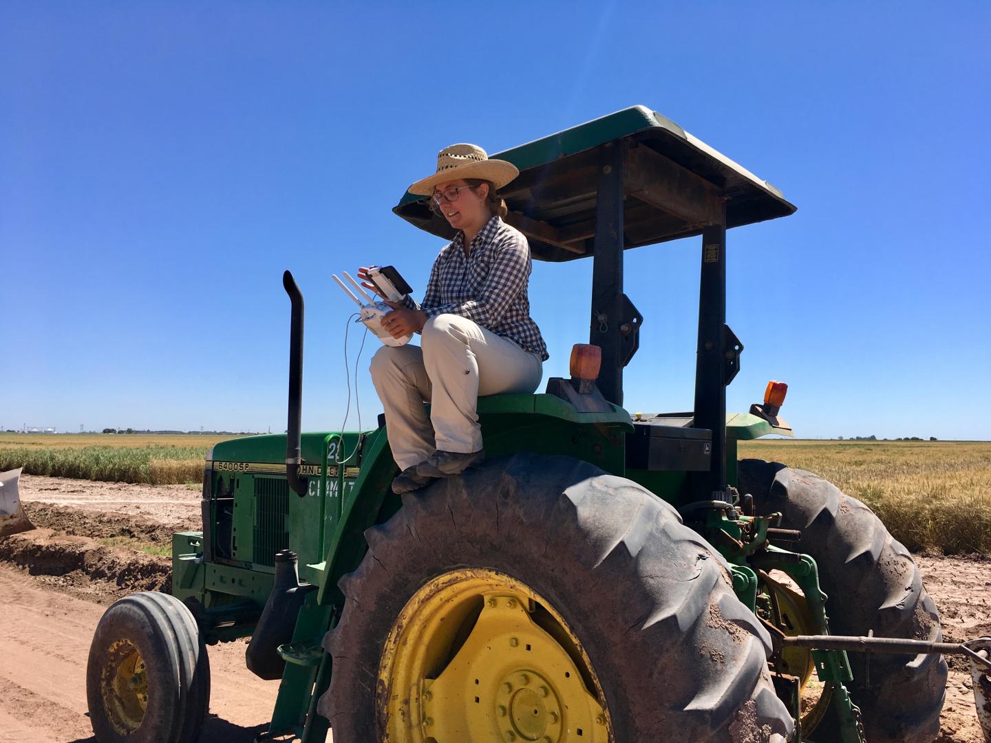 unmanned aerial vehicles help wheat breeders eurekalert