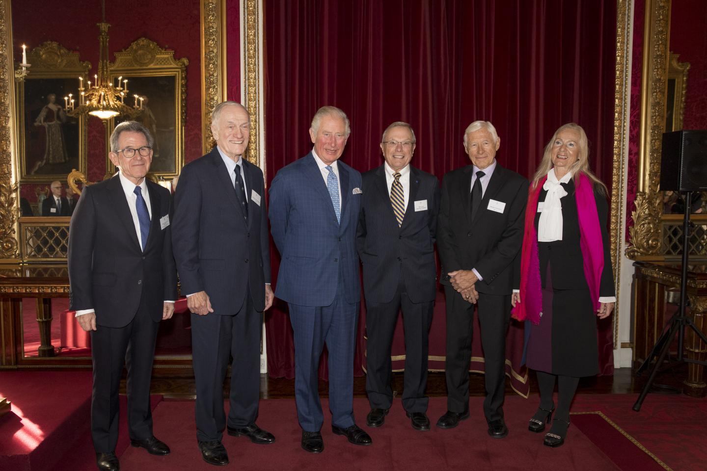 HRH The Prince of Wales with the Winners of the Queen Elizabeth Prize for Engineering