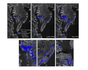 Projected Inundation area