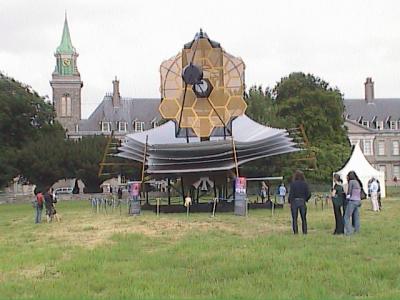 Webb Telescope Model in Dublin