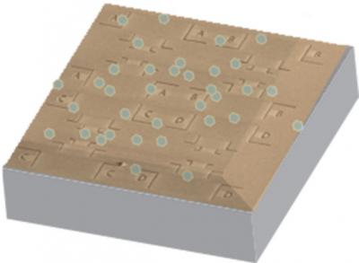 Illustration of Silk-coated Nanodiamonds