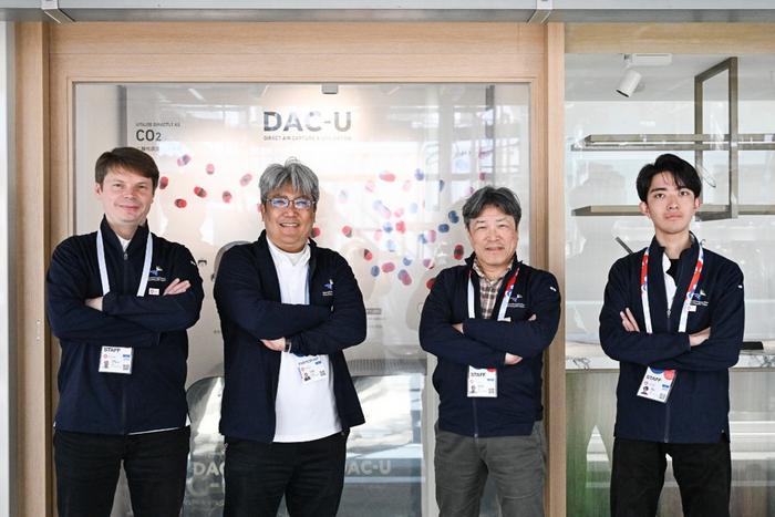 Professor Shigenori Fujikawa and his research team at Expo 2025