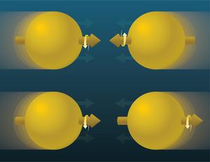 protons collide head to head or head to tail