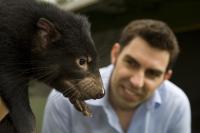 Dr. Tony Papenfuss and Tasmanian Devil (2 of 2)