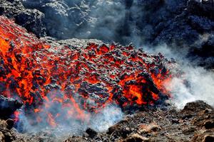 The 2024 Sundhnúkur eruption - detail of lava.