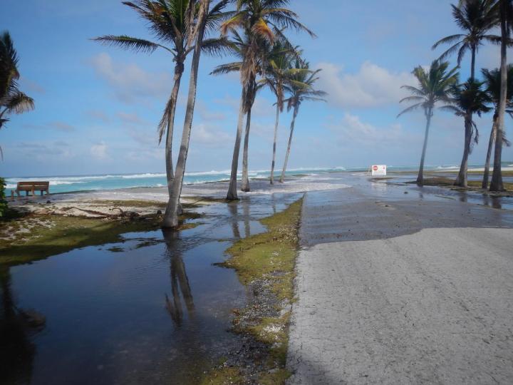 Wave-driven Flooding and Overwash on Roi-Namur Atoll