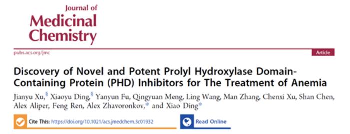 Discovery of Novel and Potent Prolyl Hydroxylase Domain- Containing Protein (PHD) Inhibitors for The Treatment of Anemia