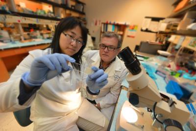 Dr. Modesto Rojas and Zhimin Xu, Georgia Regents Uiversity