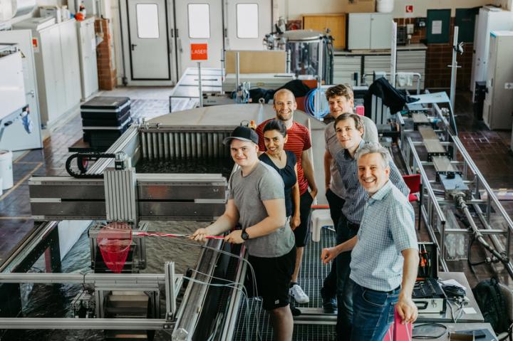 Water Channel for Testing Robotic Fishes