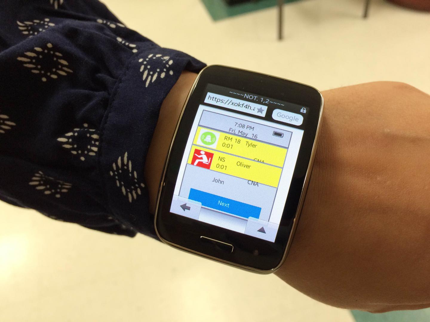 Smartwatch App for Nursing Homes