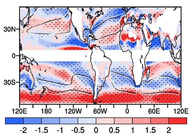 Projected Future Change of Relative Vorticity