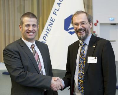 Carl-Christian Buhr, European Commission, and Jari Kinaret, Graphene Flagship