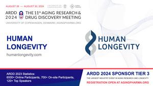 Announcing Human Longevity as Tier 3 Sponsor of ARDD 2024