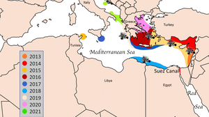 The spread of Mediterranean lionfish