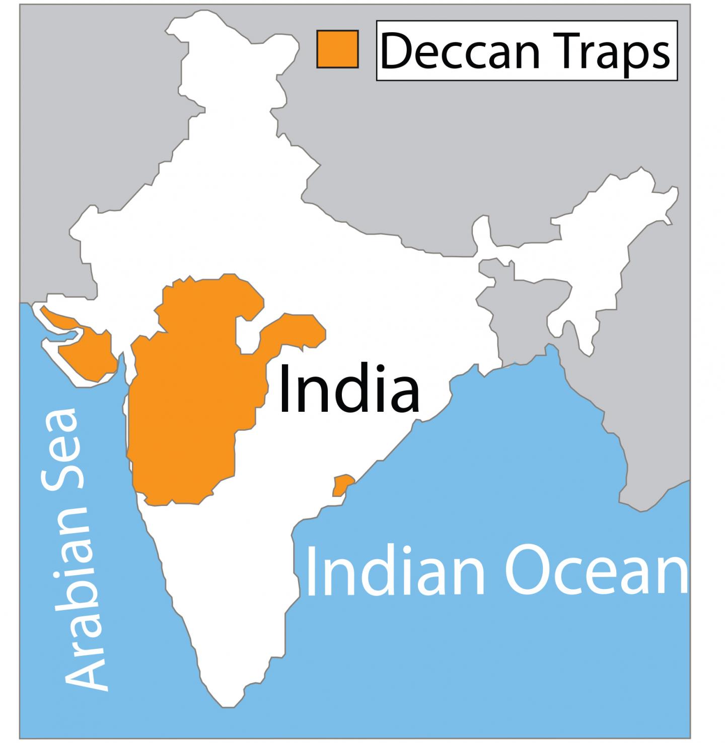 Extent of Deccan Traps