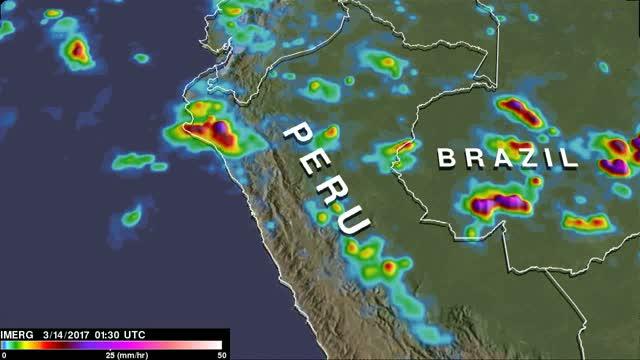IMERG Video of Peru Rainfall