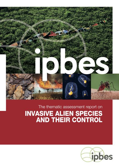 Cover of the new IPBES report
