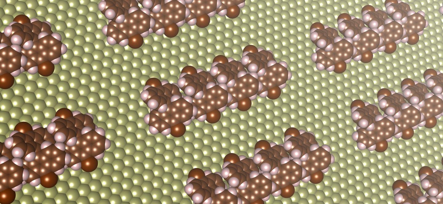 Formation of Chain-Shaped Structures on a Copper Surface 