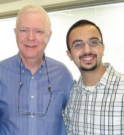 Dr. Tony Pawson and Mohamed Soliman