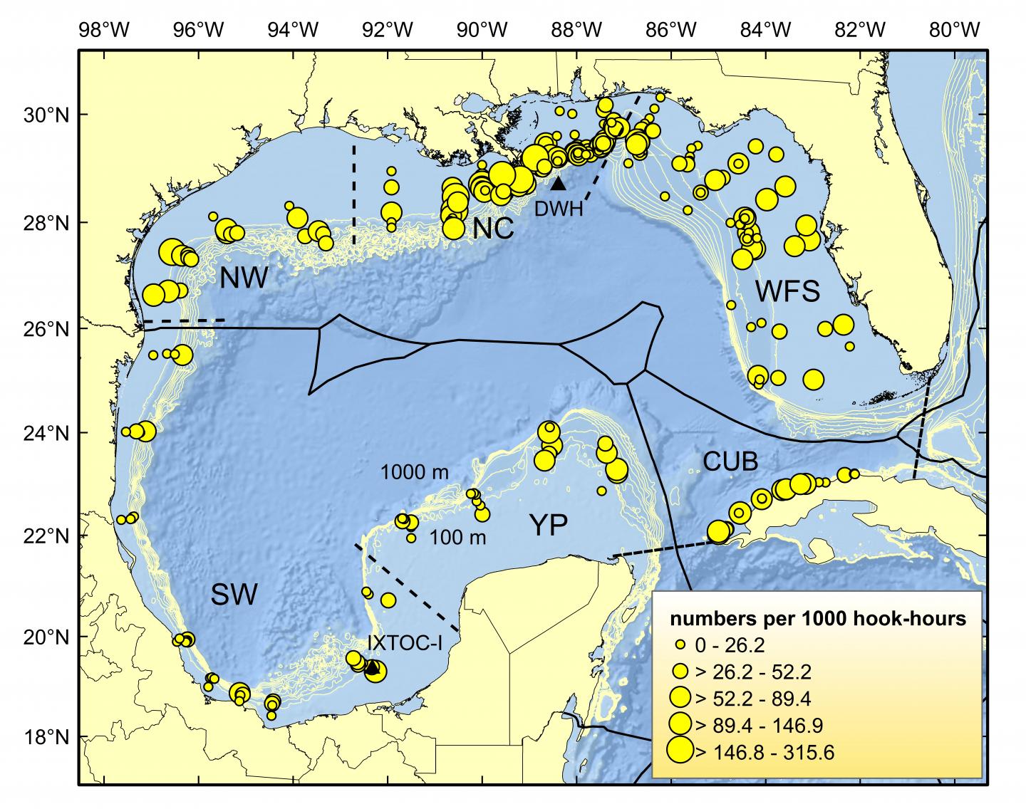 Data Collected Throughout the Gulf of Mexico (2011-2017)